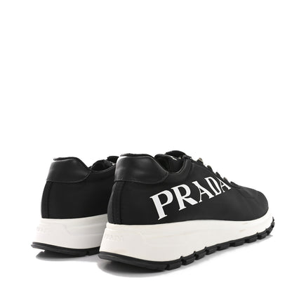 Prada Nylon Gabardine Logo Sneakers 41 Black 5 of 9