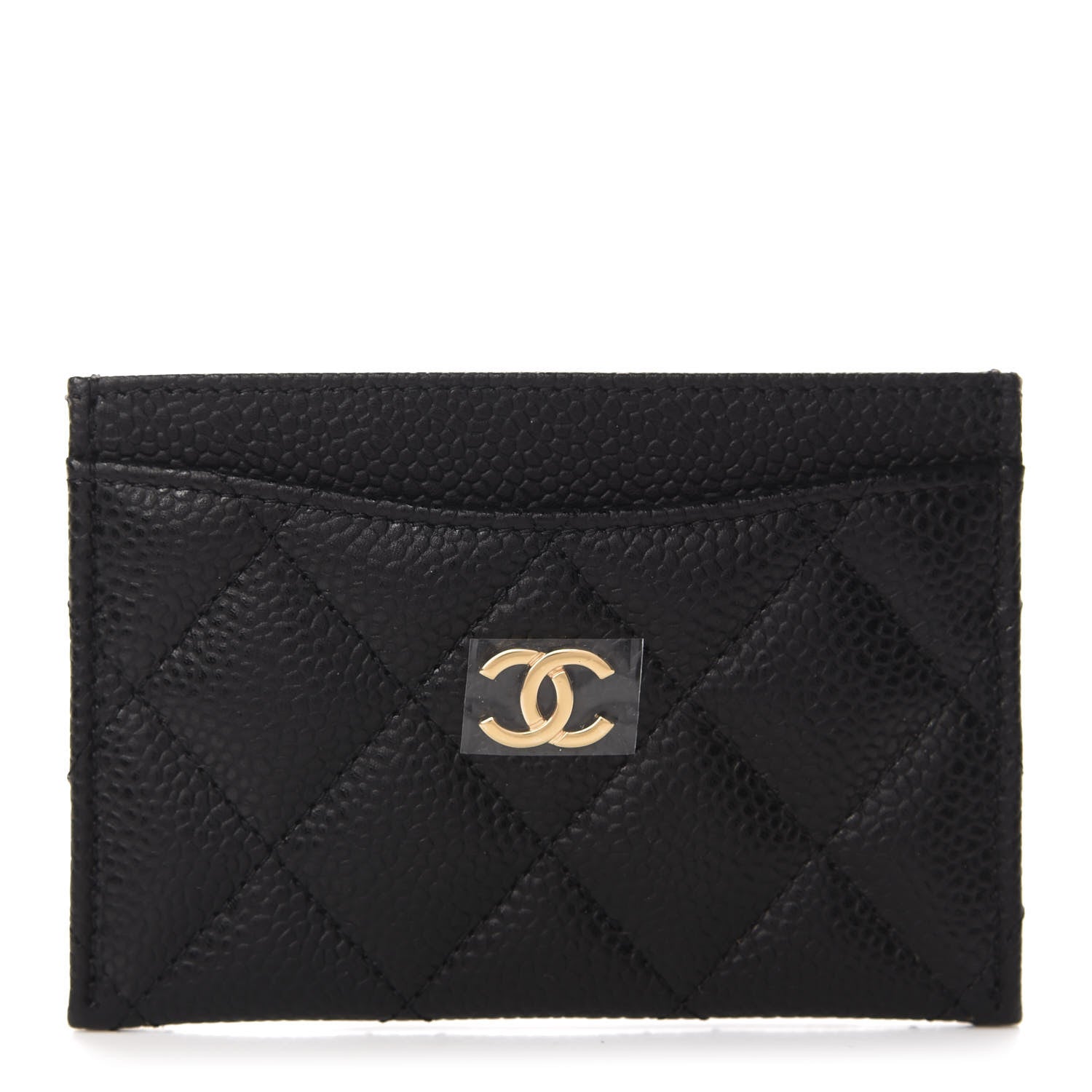 Chanel Caviar Quilted Flap Card Holder Black 1 of 9