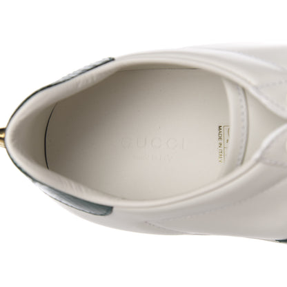 Gucci Calfskin Web Pearl Studded Womens Ace Sneakers 39.5 White 6 of 8