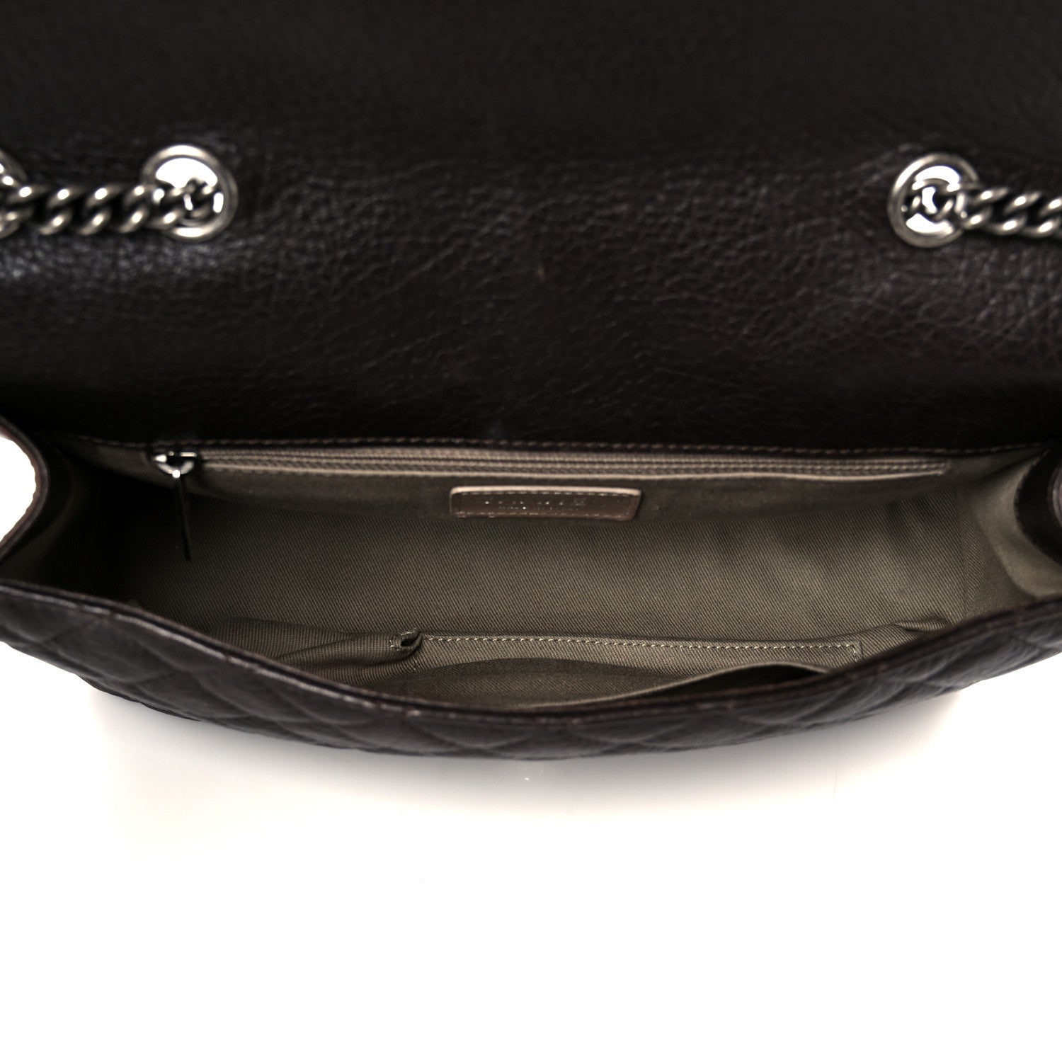Chanel Calfskin Lambskin Studded Paris Dallas Texan Flap Brown Black 5 of 10