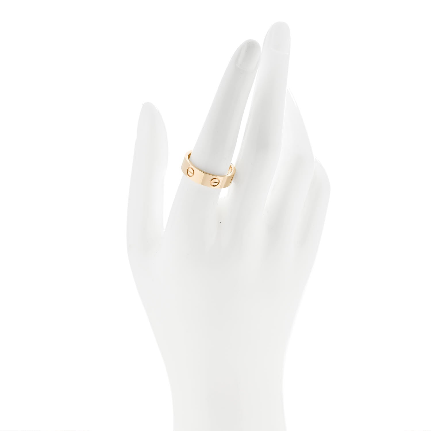 Cartier 18K Yellow Gold 5.5mm LOVE Ring 58 8.25 2 of 5