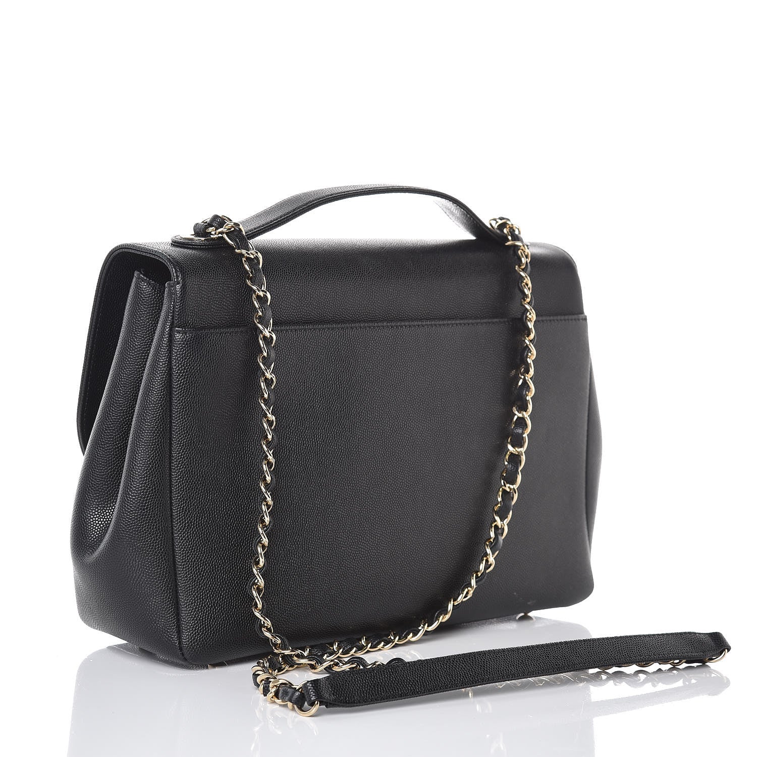 Chanel Caviar Quilted Large Business Affinity Flap Black 3 of 8