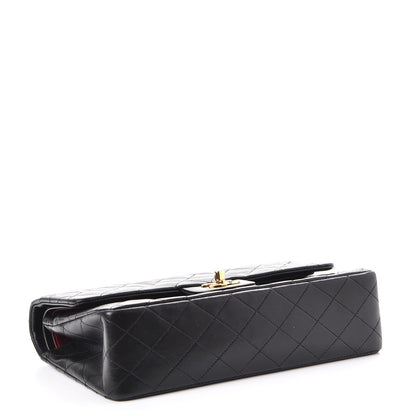 Chanel Lambskin Quilted Medium Double Flap Black 5 of 10