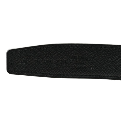 Hermes Swift Epsom 24mm H Belt Strap 95 38 Nata Black 4 of 4