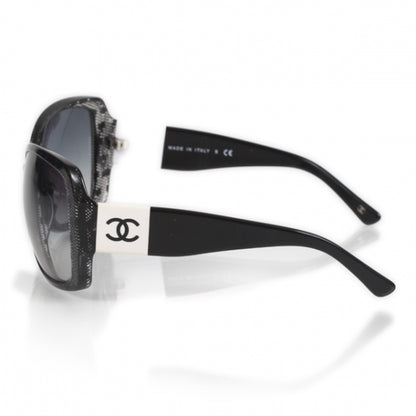 Chanel Lace CC Sunglasses Black 5145 2 of 11