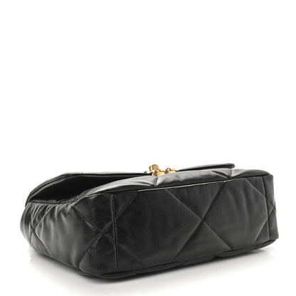 Chanel Lambskin Quilted Medium Chanel 19 Flap Black 4 of 9