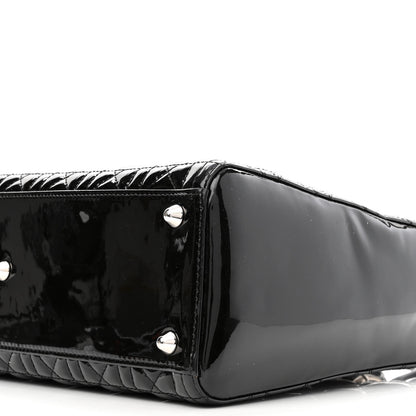 Christian Dior Patent Cannage Large Lady Dior Black 10 of 10