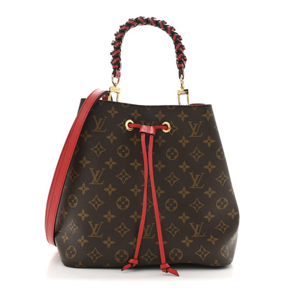 Louis Vuitton Monogram Braided Neonoe Coquelicot 1 of 14