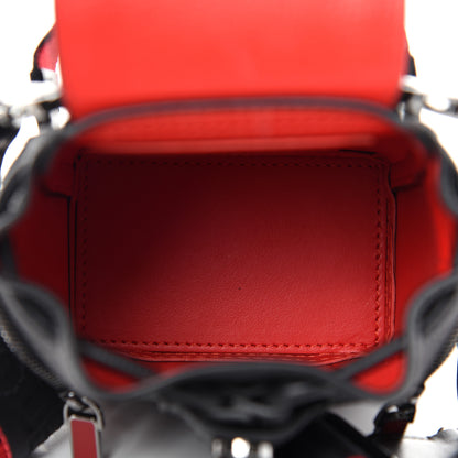 Christian Louboutin Calfskin Spiked Mini Explorafunk Keyring Bag Black 5 of 9