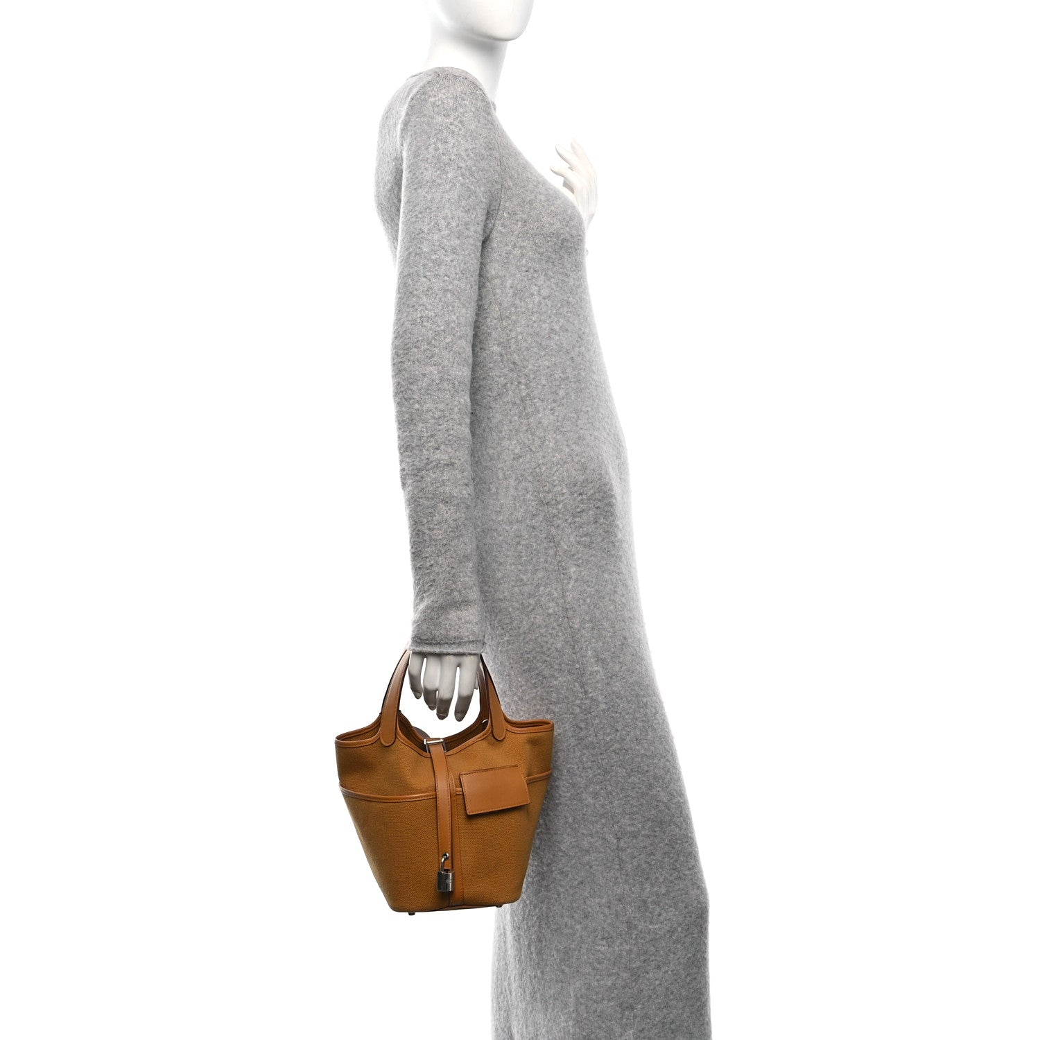 Hermes Toile Goeland Swift Cargo Picotin Lock 18 Sesame 3 of 10