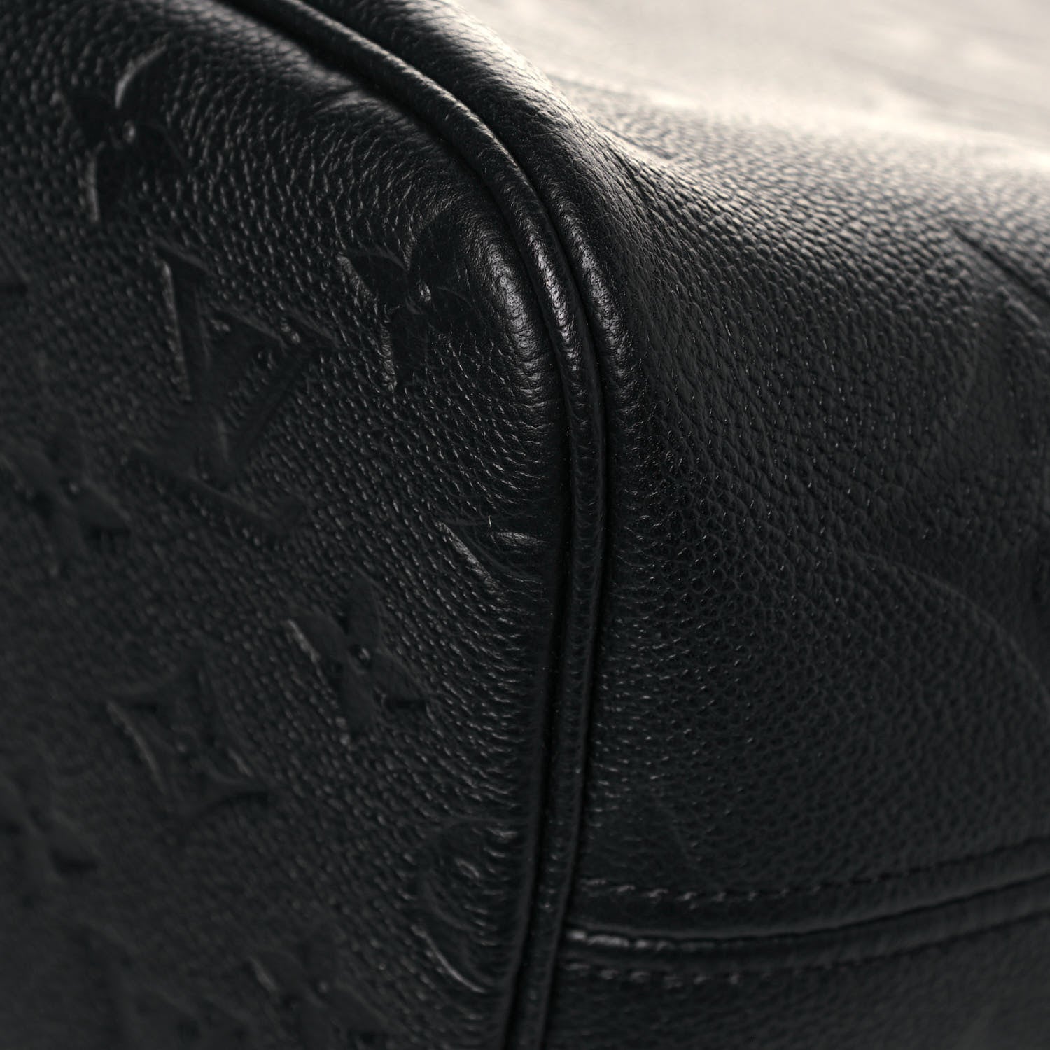 Louis Vuitton Empreinte Monogram Giant Neverfull MM Black 8 of 10