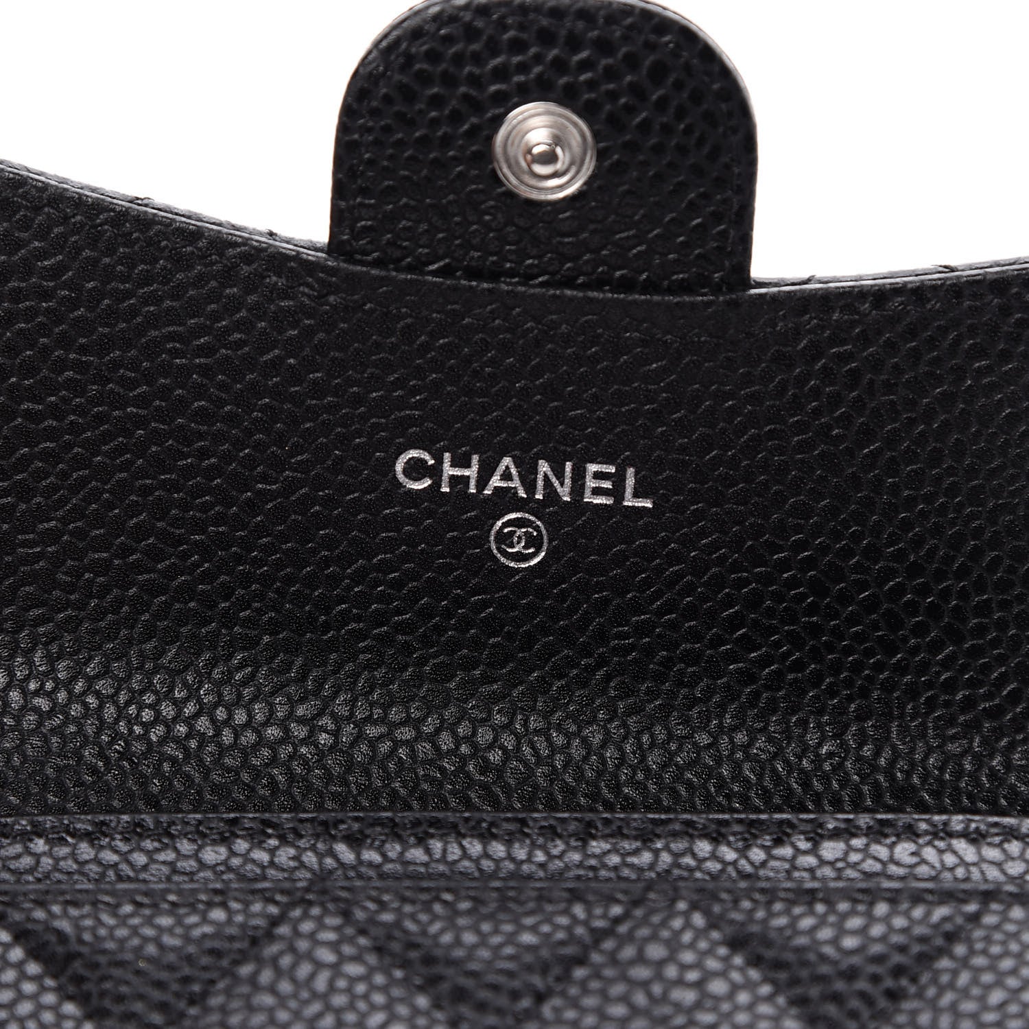 Chanel Caviar Quilted Flap Card Holder Black 6 of 9