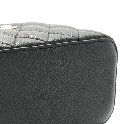 Chanel Caviar Quilted Small Vanity Case With Chain Black 10 of 11