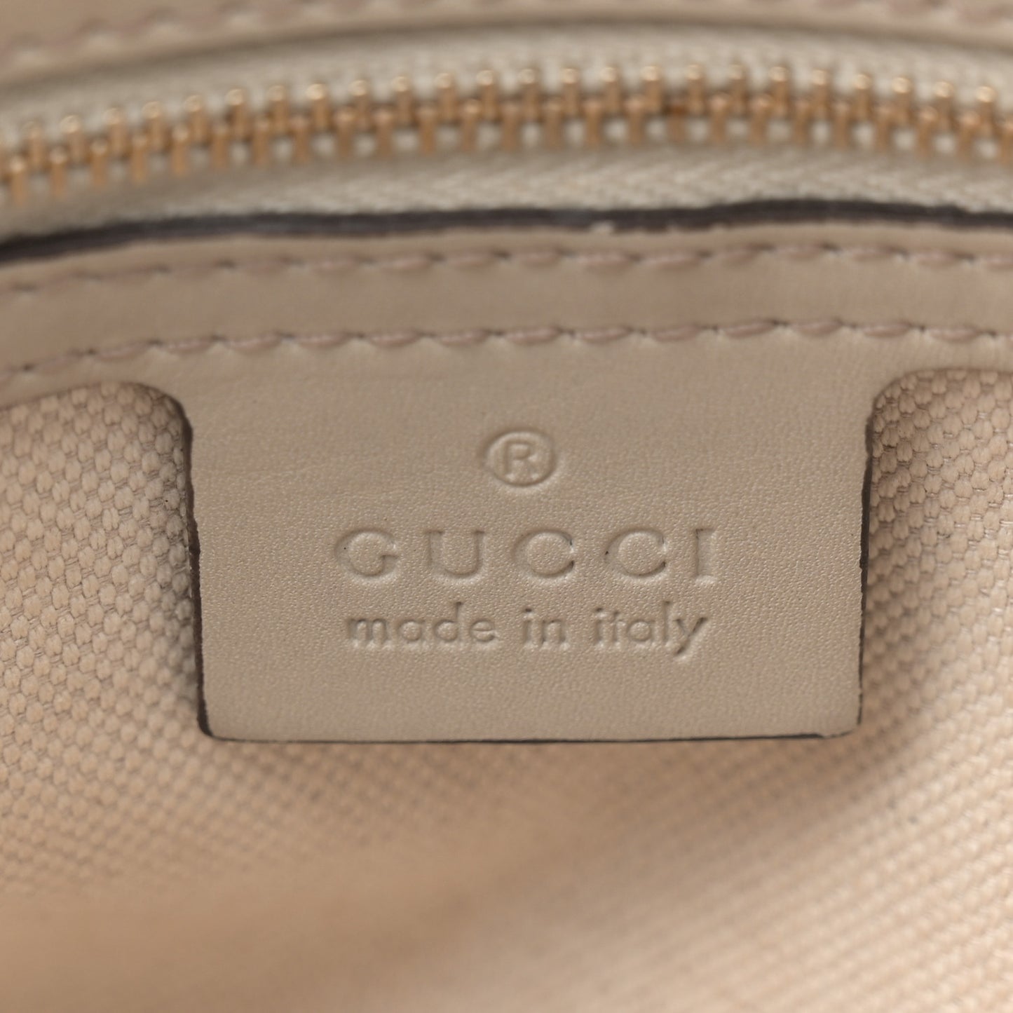 Monogram Web Medium Mayfair Tote Off White