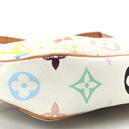 Louis Vuitton Monogram Multicolor Pochette Accessories White 7 of 8