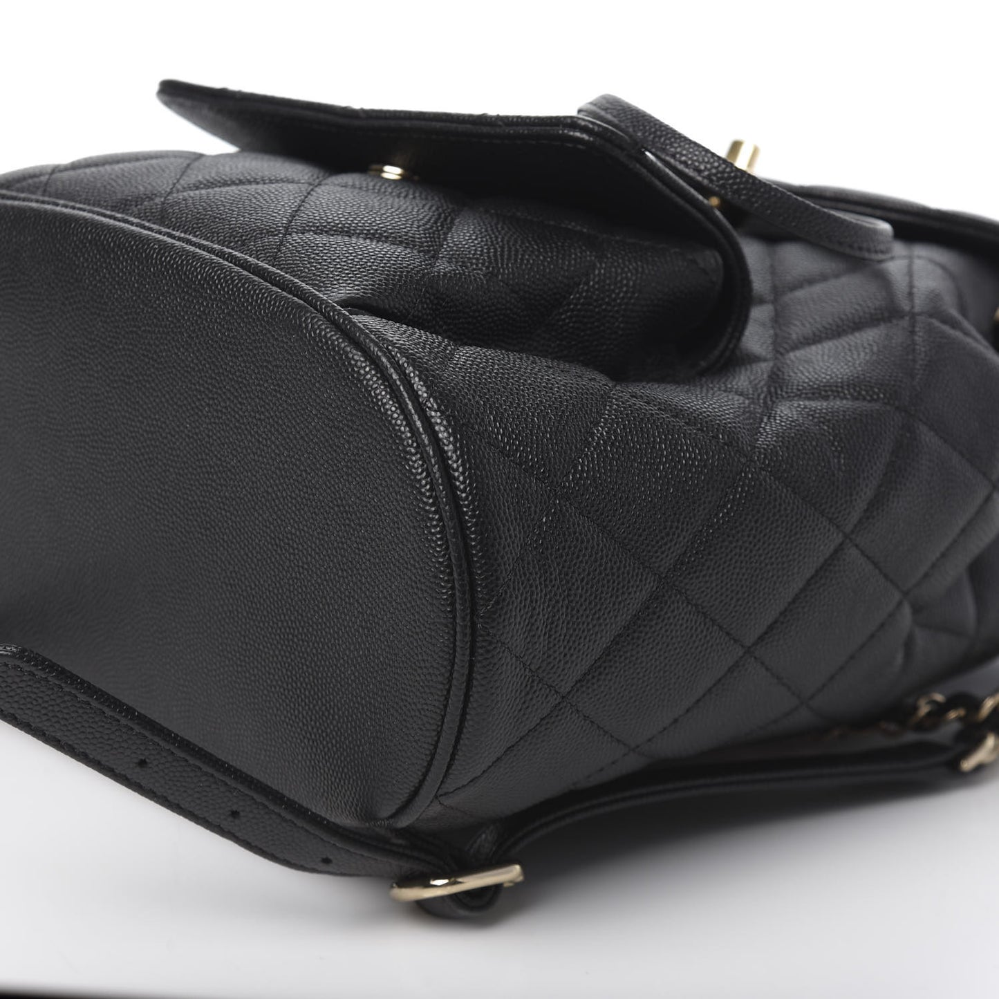 Caviar Quilted Backpack Bag Black