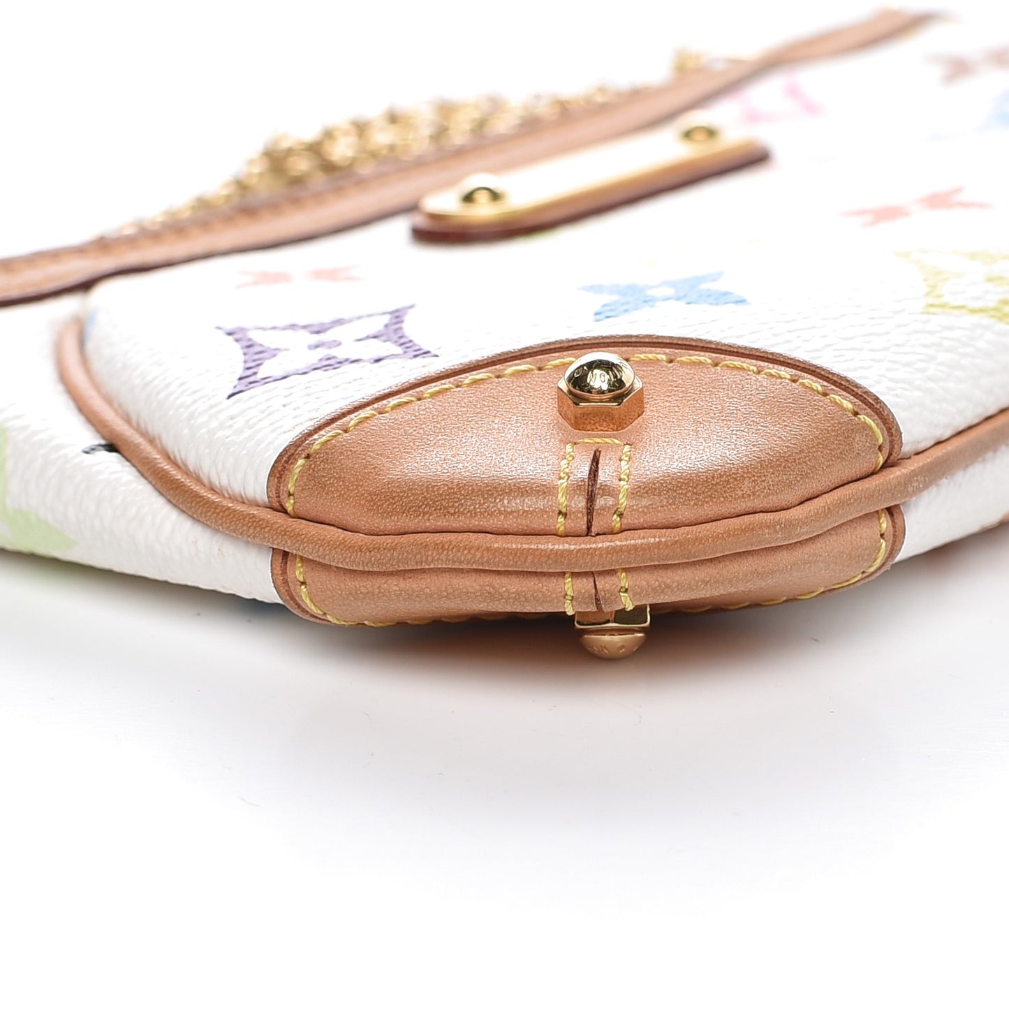 Monogram Multicolor Pochette Milla MM White
