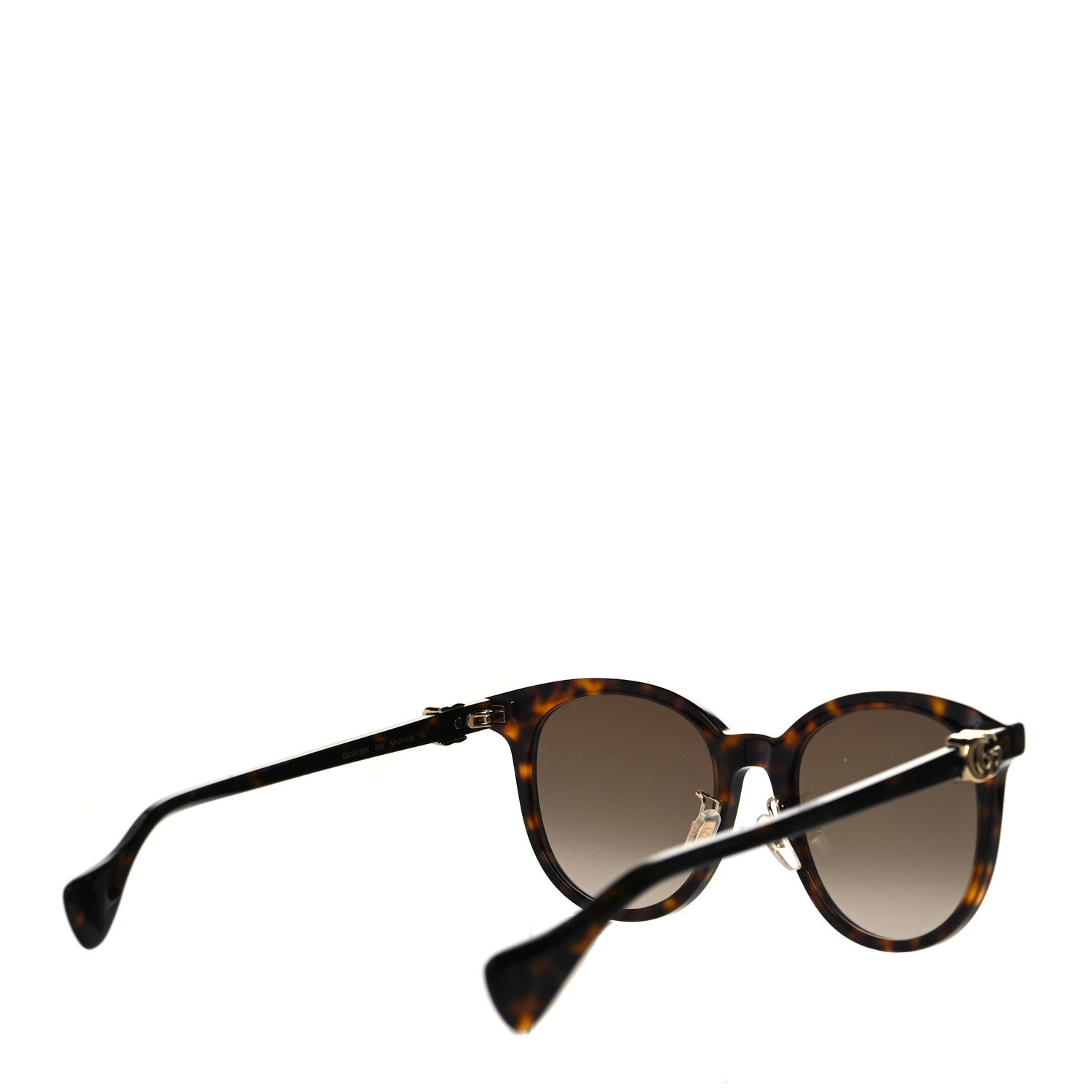 Gucci Acetate Round GG Sunglasses GG1073SK Tortoise 4 of 6