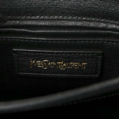 Saint Laurent Calfskin Classic Y Satchel Black 6 of 9