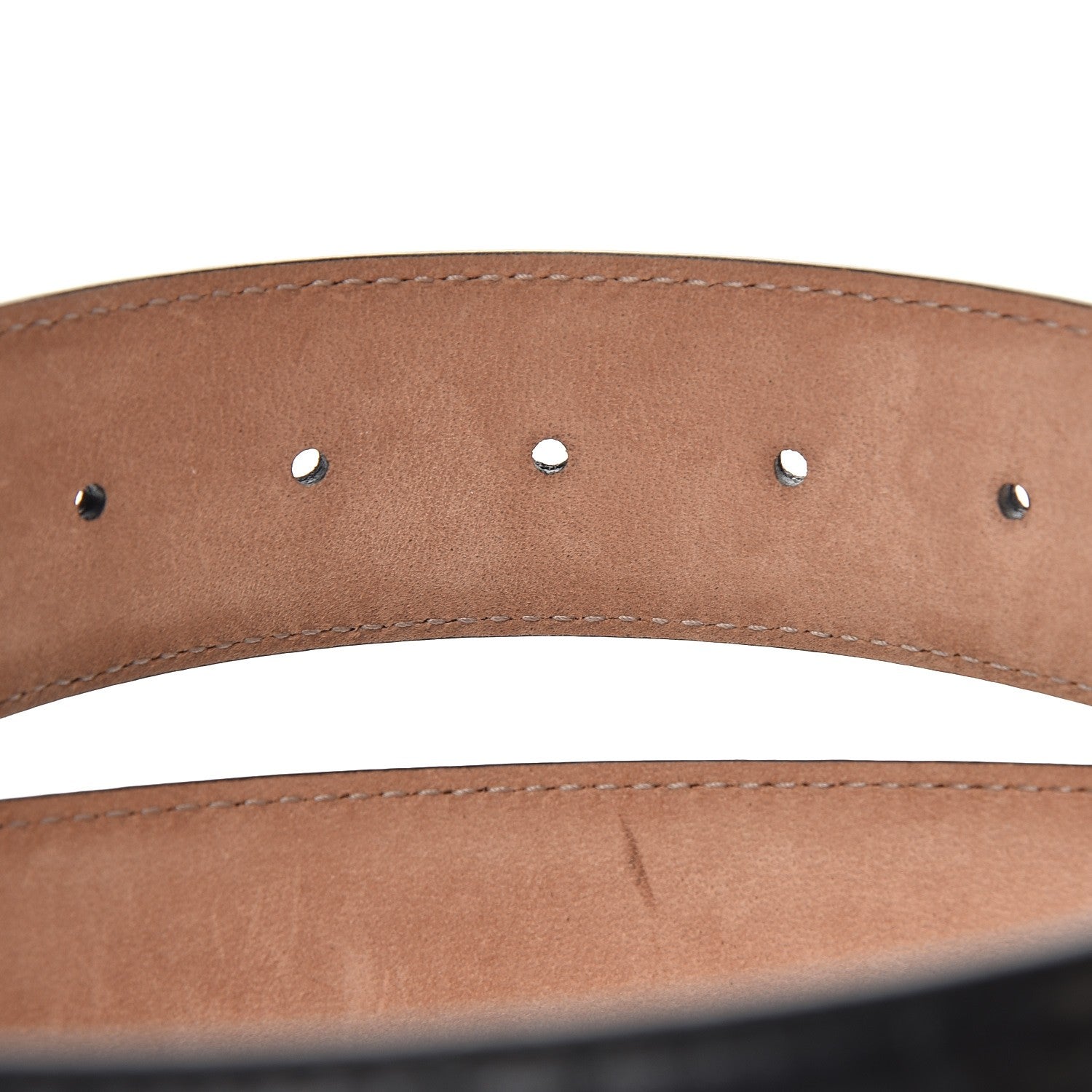 Gucci Guccissima Interlocking G 40mm Belt 80 32 Black 5 of 5