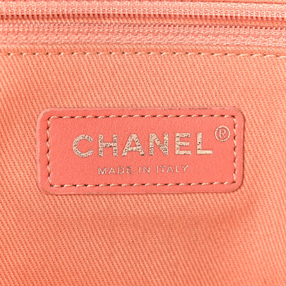 Chanel Mixed Fibers Small Deauville Tote Pink 7 of 10