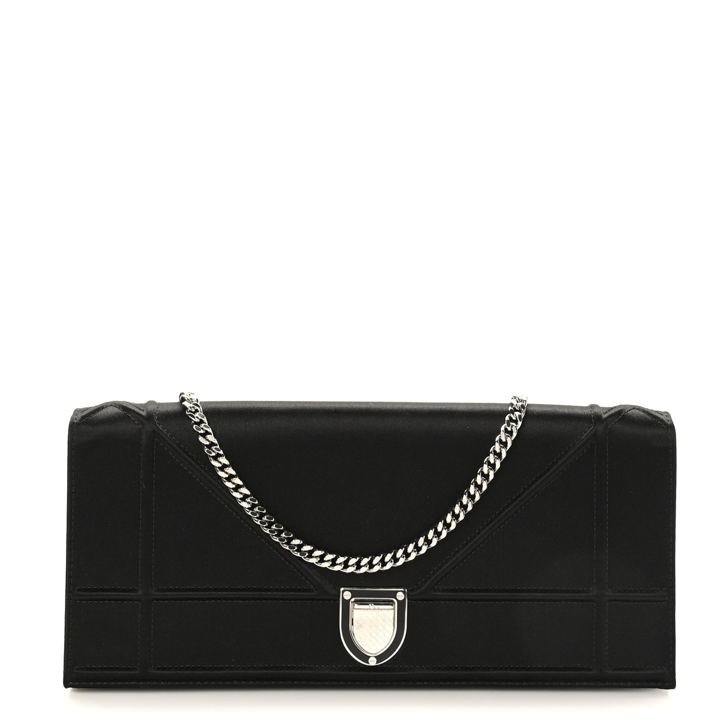 Satin Diorama Pochette Black