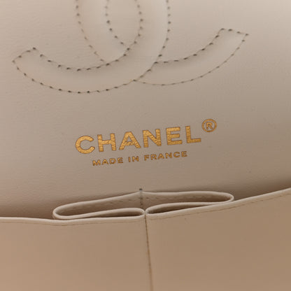 Chanel Caviar Quilted Rainbow CC Small Double Flap White 6 of 10