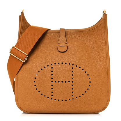 Hermes Taurillon Maurice Evelyne III PM Sesame 1 of 13