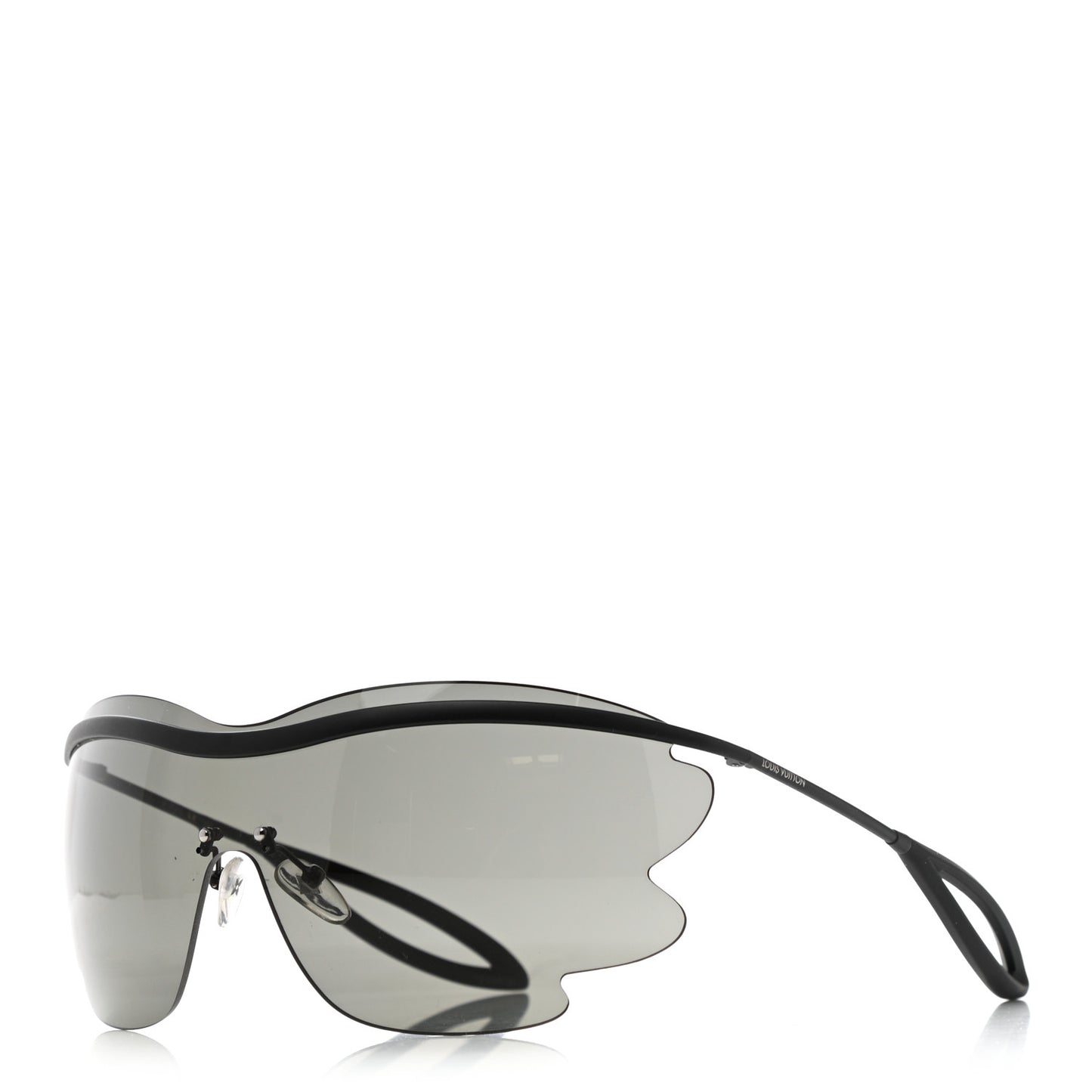 Metal Bohemian Vuittony Mask Sunglasses Z1227U Black