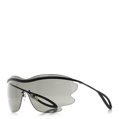 Louis Vuitton Metal Bohemian Vuittony Mask Sunglasses Z1227U Black 1 of 9