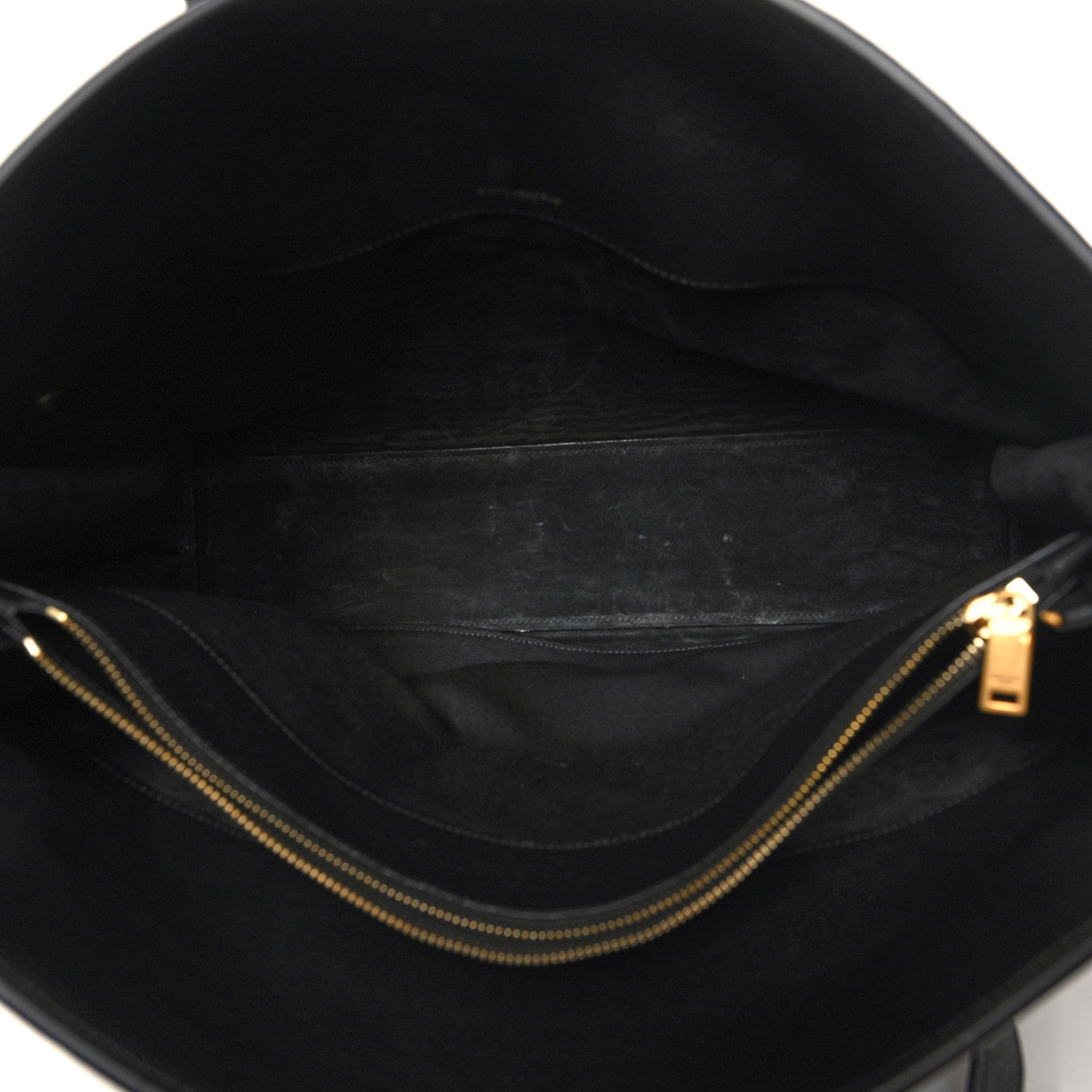 Saint Laurent Grained Calfskin Large Thin Sac De Jour Black 6 of 10
