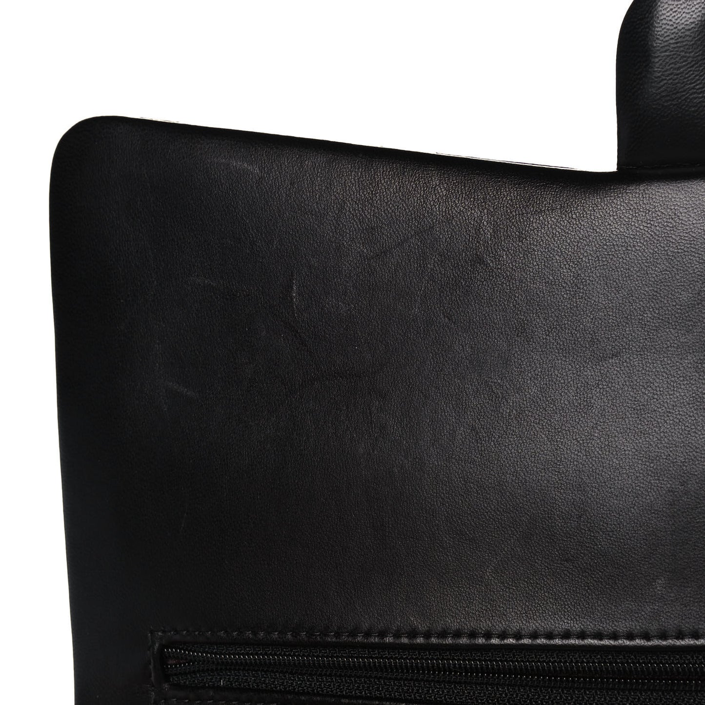 Lambskin Quilted Maxi Double Flap Black