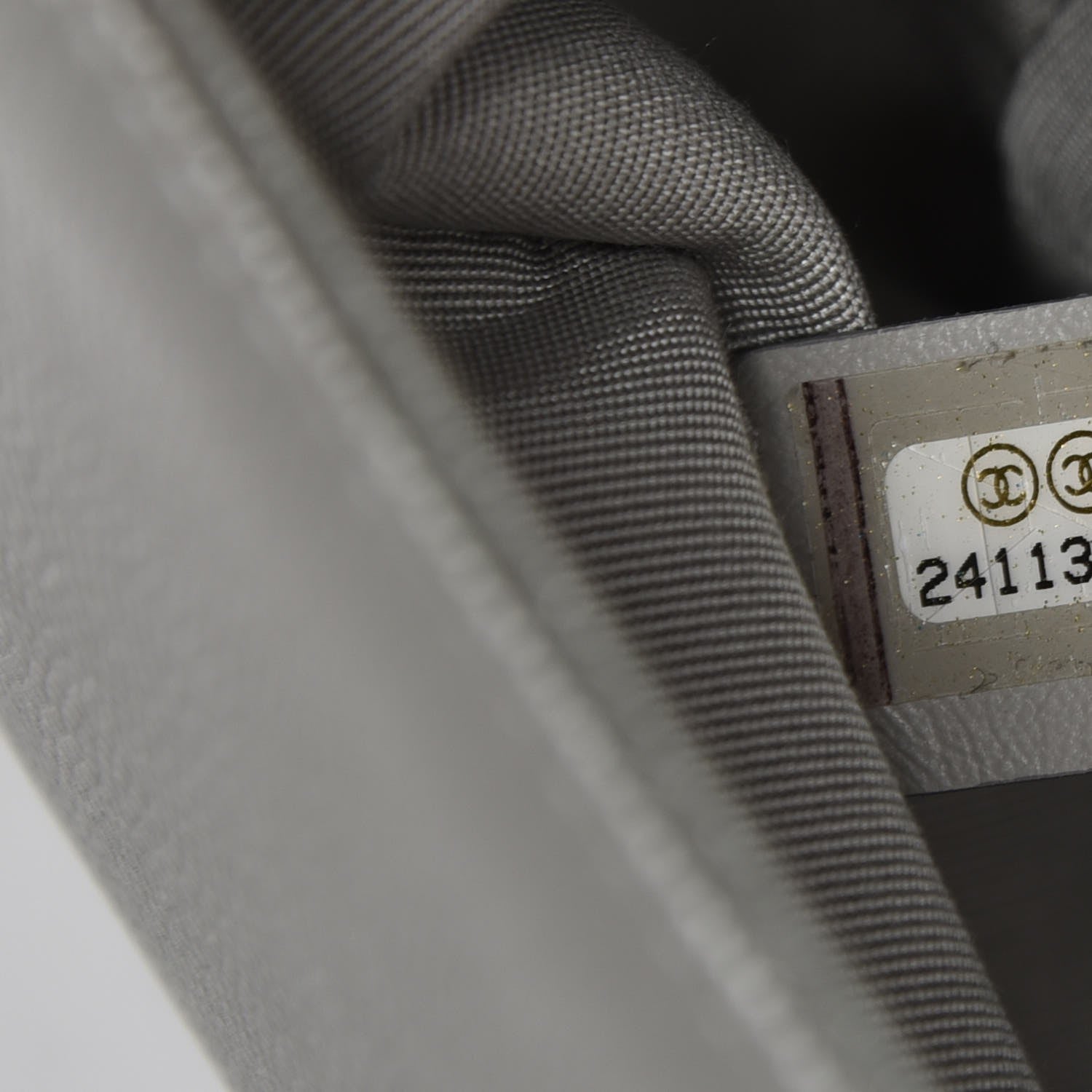 Chanel Metallic Caviar Quilted Medium Boy Flap Silver 7 of 7