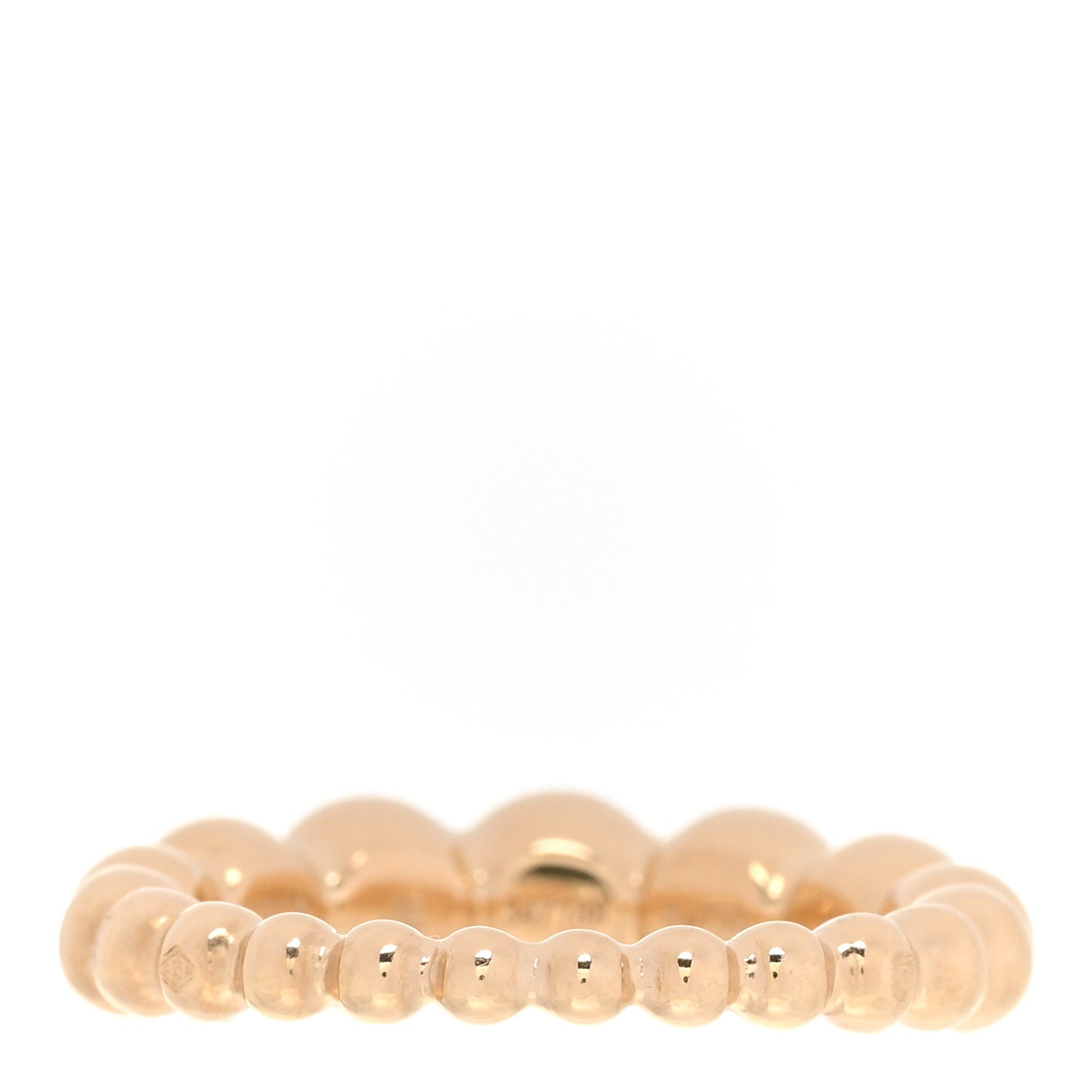 18K Rose Gold Perlee Pearls of Gold Variation Ring 50 5.25