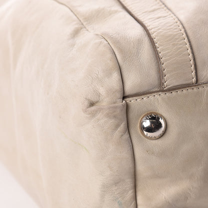 Prada Vitello Shine Tote Ivory 10 of 28