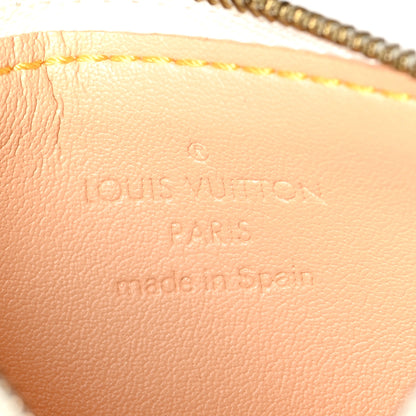 Louis Vuitton Monogram Multicolor Key Pouch White 7 of 10