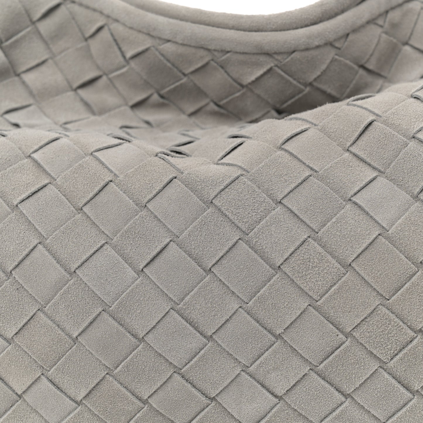 Suede Intrecciato Small Hop Sterling