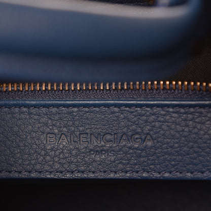Balenciaga Veau Soyeux Perforated Blackout Hardware S City Bleu Marine 7 of 8