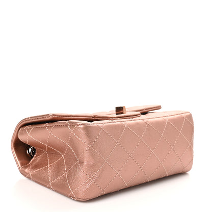 Chanel Metallic Grained Calfskin Quilted 2.55 Reissue Mini Flap Copper Pink 4 of 10