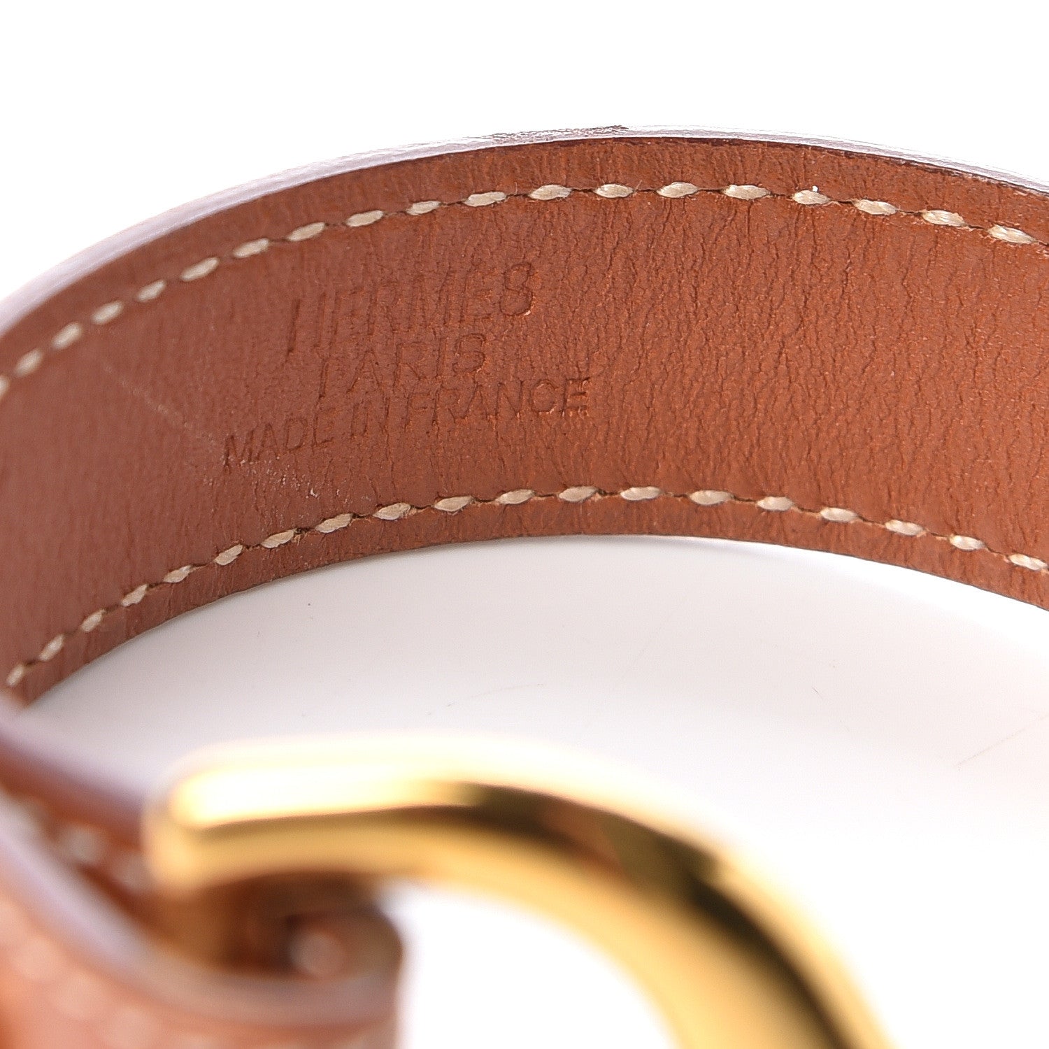 Hermes Barenia Pavane Cuff M Fauve 5 of 5