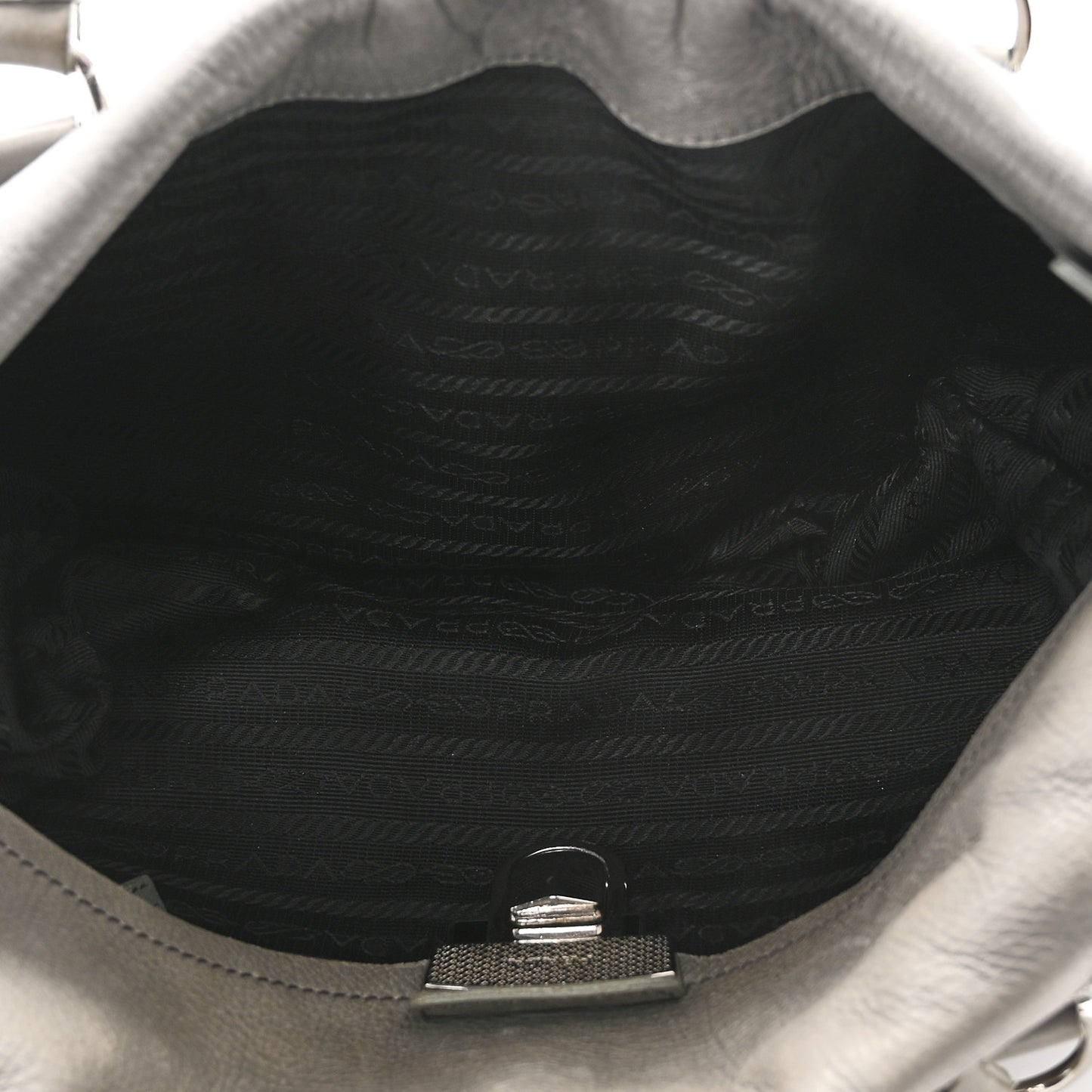 Cervo Antik Easy Foldover Pushlock Satchel Grey