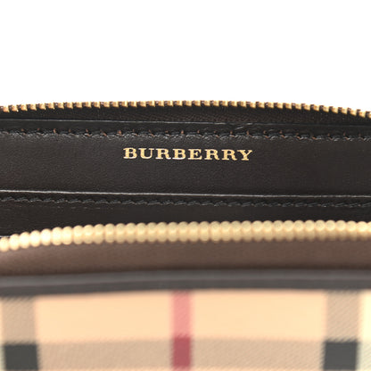 Burberry Haymarket Check Zip Around Wallet 6 of 8