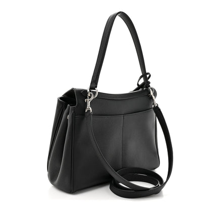 Balenciaga Grained Calfskin Small Rodeo Top Handle Handbag Black 3 of 10