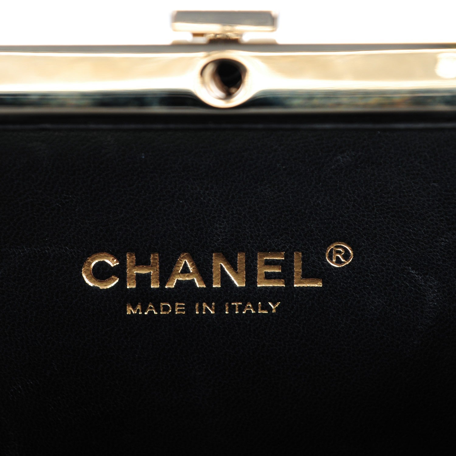 Chanel Plexiglass Strass N°5 Minaudière Black Gold 6 of 7