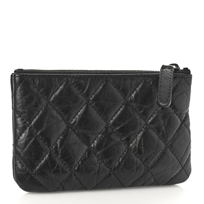 Chanel Aged Calfskin Quilted Small Reissue Cosmetic Case So Black 3 of 10