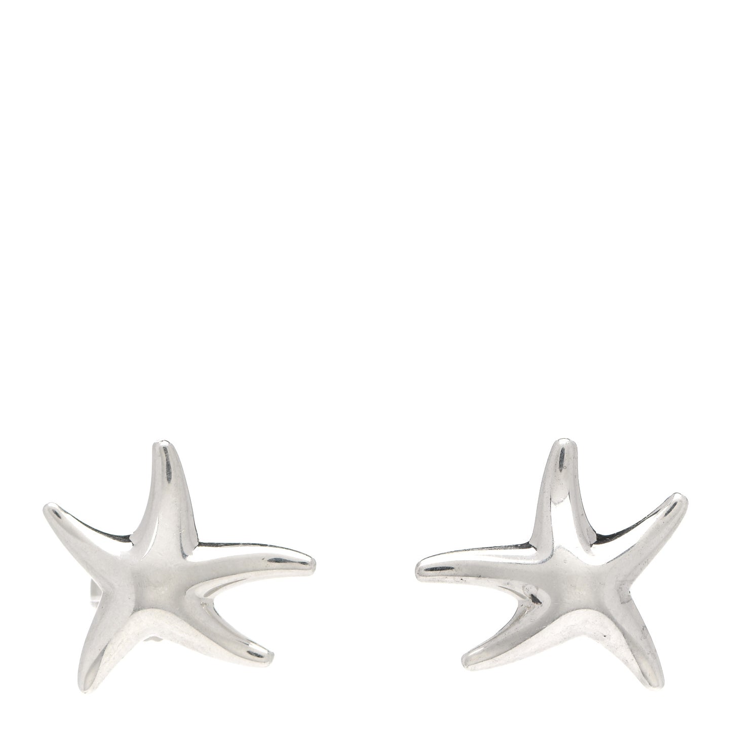 Sterling Silver 15mm Elsa Peretti Starfish Earrings