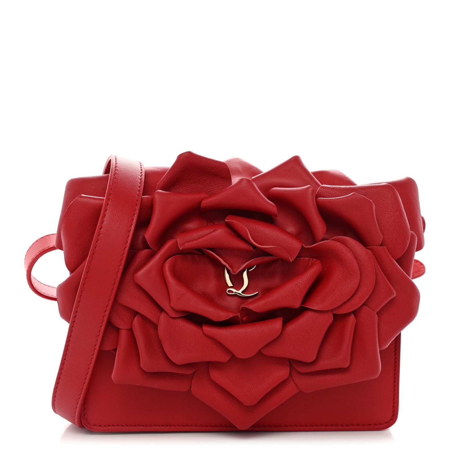 Nappa Loubi54 Rose 3D Crossbody Bag Loubi