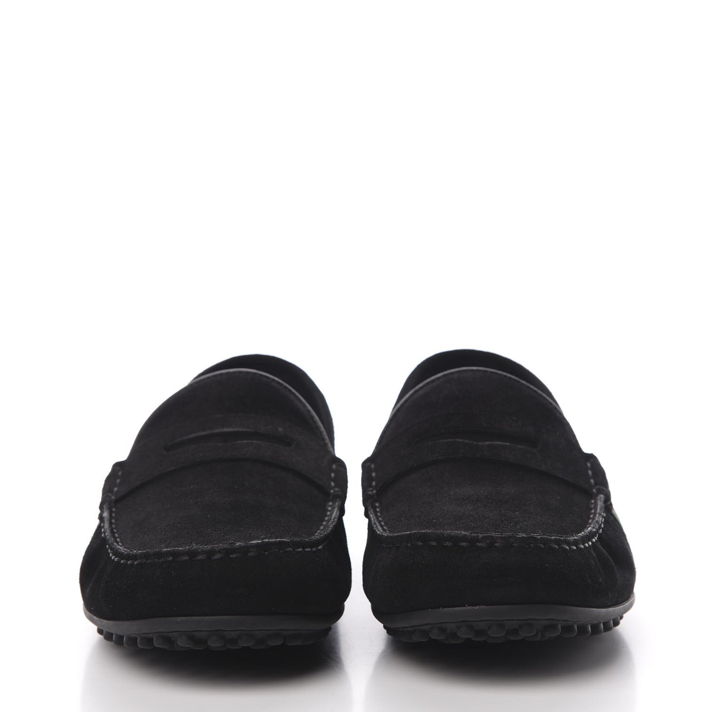 Suede Web Mens Kanye Driver Loafers 10.5 Black