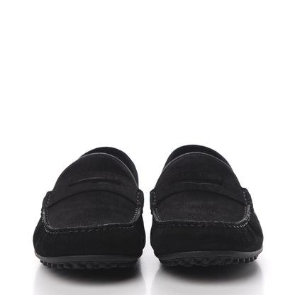 Gucci Suede Web Mens Kanye Driver Loafers 10.5 Black 2 of 8