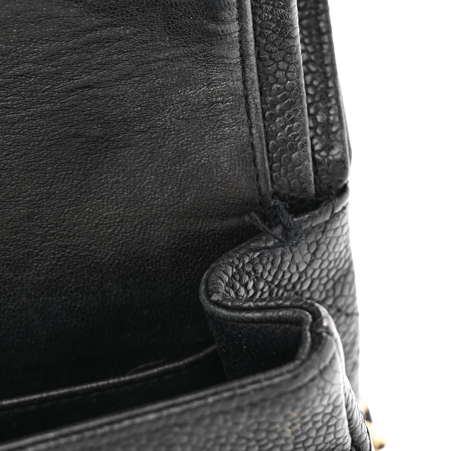 Chanel Caviar Quilted Medium Double Flap Black 15 of 16